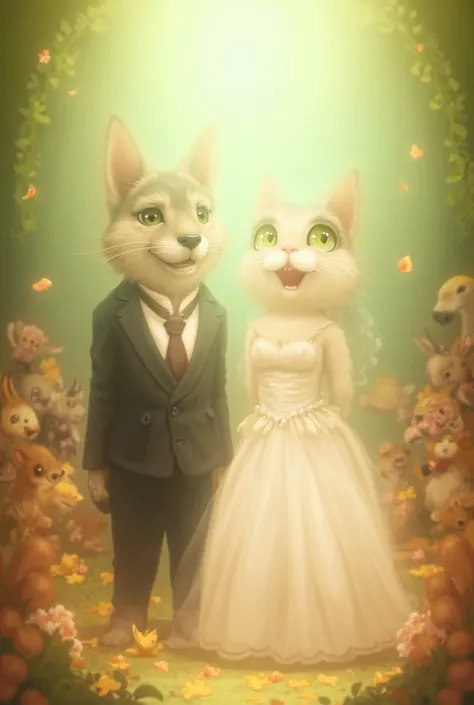 Marriage of a cat and a dog