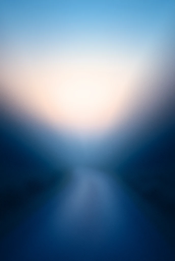 No one on the road by the embankment at dusk