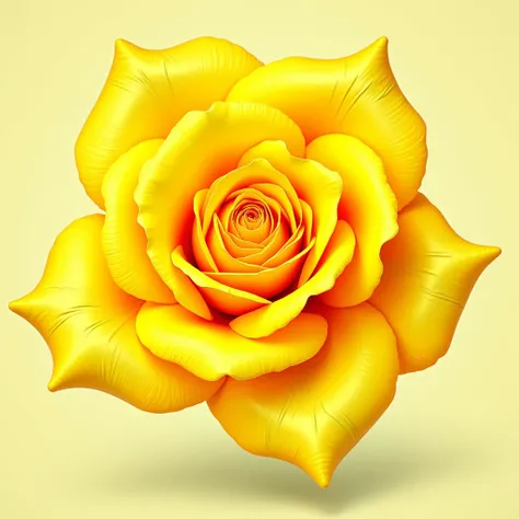 A cute pop yellow rose