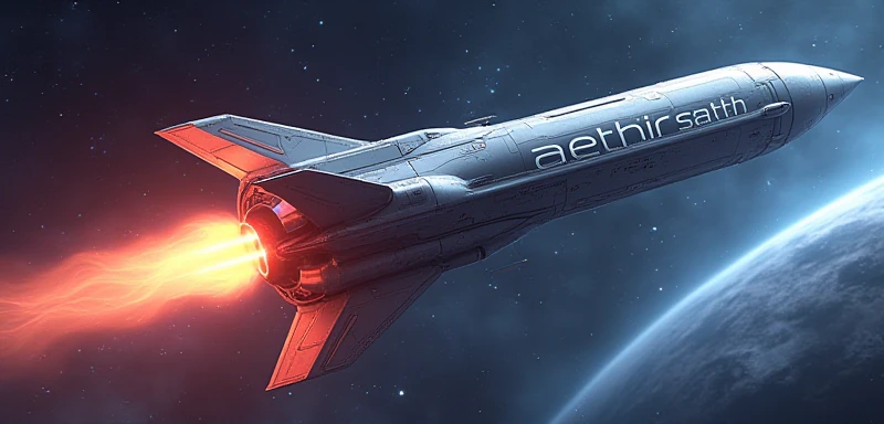 banner, Put the word ”Aethir $ATH” on the rocket, 