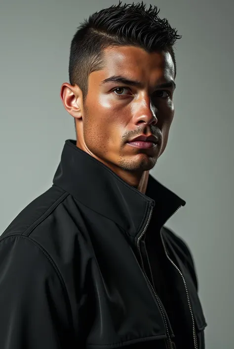 Cristiano Ronaldo wearing a jacket 