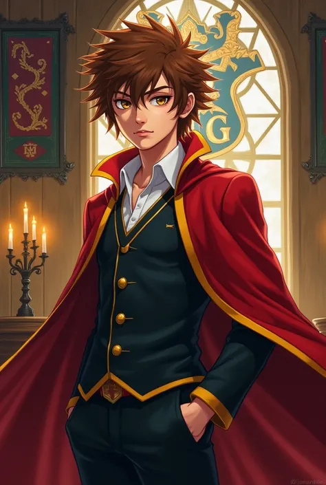 Create Taichi Yagami from Digimon in a Hogwarts edition he is said to be in House Gryffindor