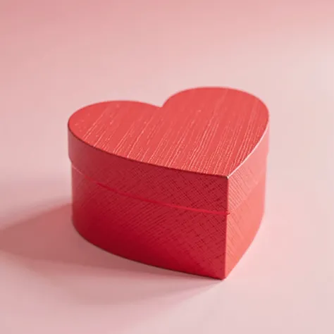 Heart-shaped box for Valentine