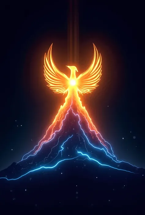 A captivating, professional logo design for a motivational YouTube channel, featuring a bold, glowing emblem like a phoenix rising, a powerful sunrise, or a dynamic figure reaching for the stars, with vibrant, energetic colors such as gold, orange, and ele...