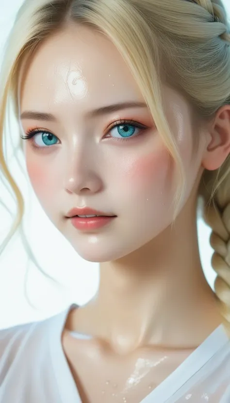  idol girl ,   cute girl, , White Braid ,   Delicate Face Details  ,   Detailed Face  ,   Golden Scale Face   ,  Japanese, 非常に若い Japanese,  Ultra HD , [Ultra HD,   High Dynamic Range  ,   High Quality  ,    details   ,   Super Detailed  ,   Very Detailed ,...