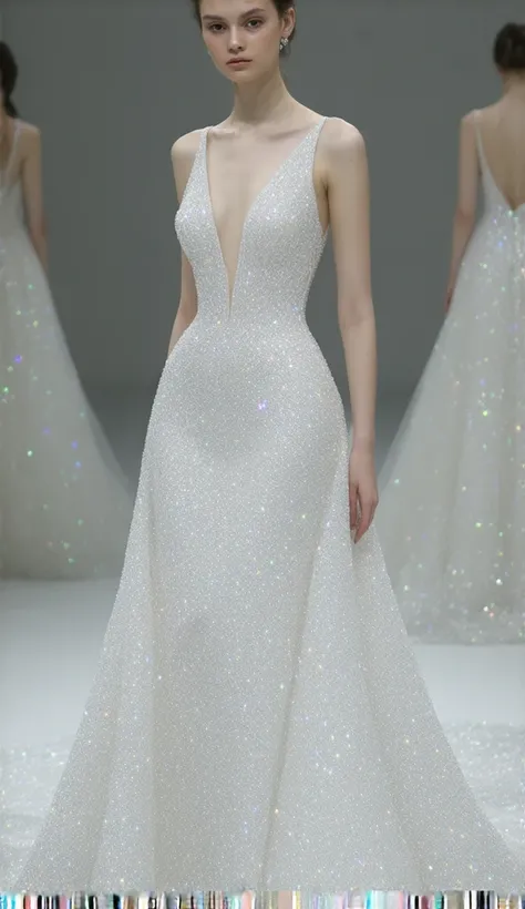 A stunning glitter Wedding Dress 