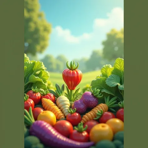 [Beautiful farm background with colorful vegetables]
*Narrator with a cheerful and exciting voice*:

Hello, my little friends! Today we are going on a fun trip to the world of vegetables!

Are you ready? Lets begin!