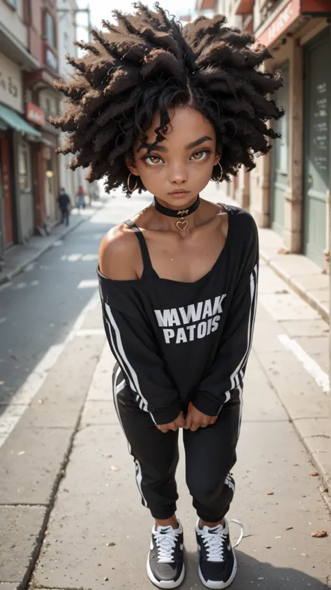 (zPDXL2), (PonyXLV6_Scores), Expressiveh, full body shot, BREAK
lhata4564, d3t41l3d, 
Furry, anthro, (Fluffy cat boy), in Nike clothes with a languid look, (afro) hair cut, choker