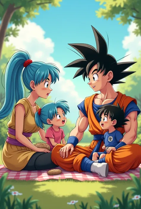 Bulman and Goku family pleasure 