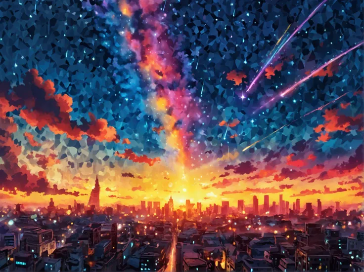 The best PC wallpaper, Award-Winning Wallpaper, A Large City, Star Gaze, Shooting Stars, Beautiful Wallpaper, no people, 