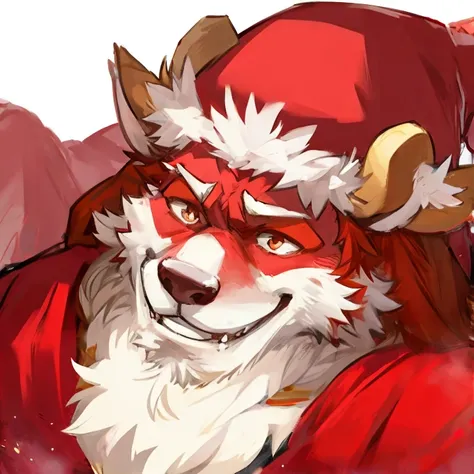     Santa Claus    、    wonderful world   、    brightly colored   、  Beast Man、Big Ears、smile、    red hat    、    red clothes、Whitebeard