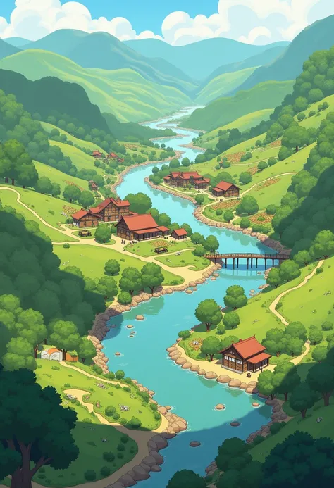 There was a quiet village located between lush hills and rivers of Bill Khatti