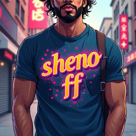 Shirt writing SHENO FF 