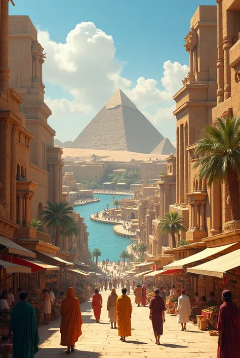 Make an image of the City of Saint Joseph in Egypt 