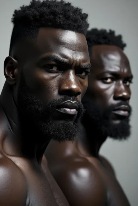 Black muscular men(just the face)