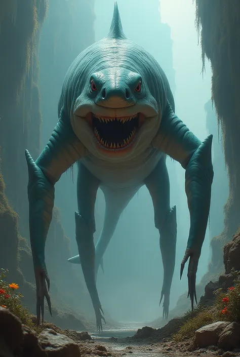 Shark with legs 