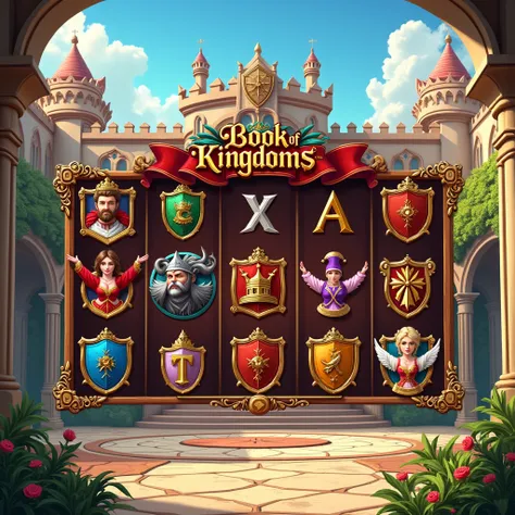 Make a square picture for Book of Kingdoms® Social Casino
