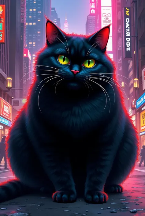 Fat black cat (felicity hardy) from marvel comics 