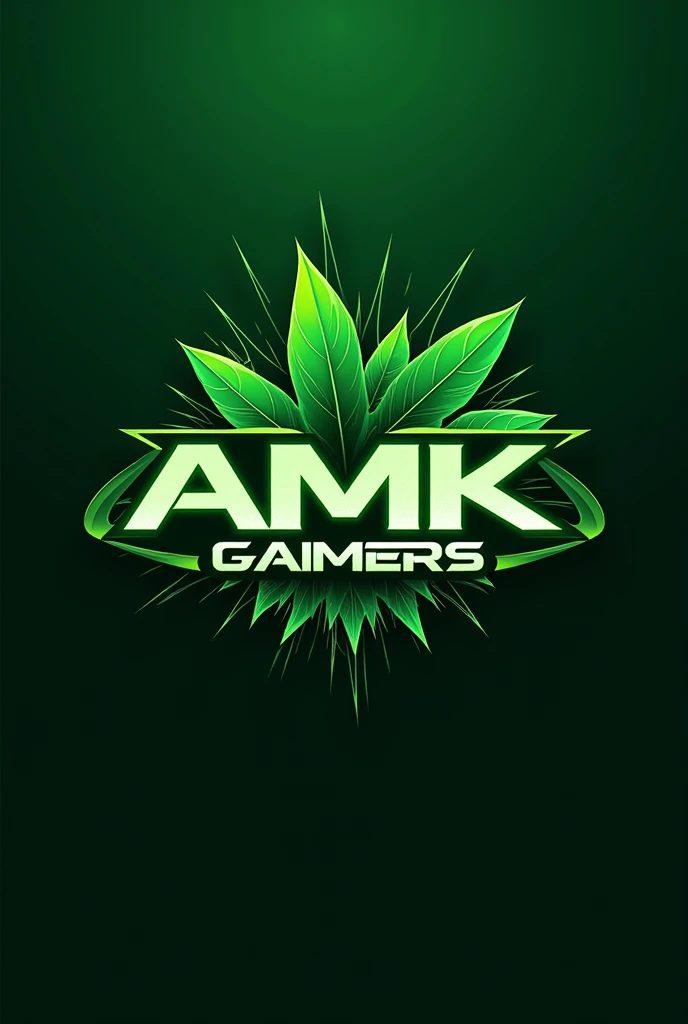 AMK GAMERZ logo green color 
