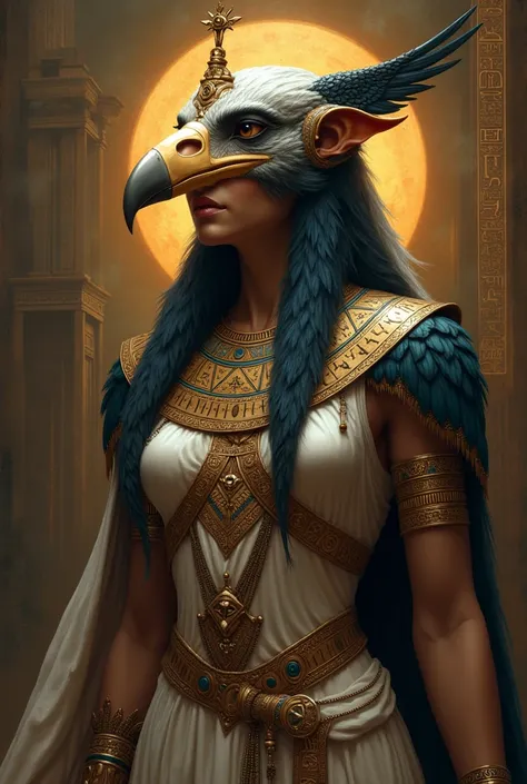 CREATE A PROFILE PICTURE OF THE EGYPTIAN GODDESS NEFTI