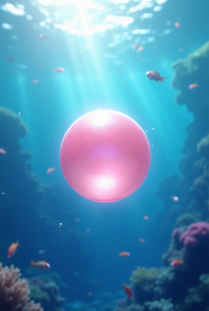 Pink pearl in the Ocean 