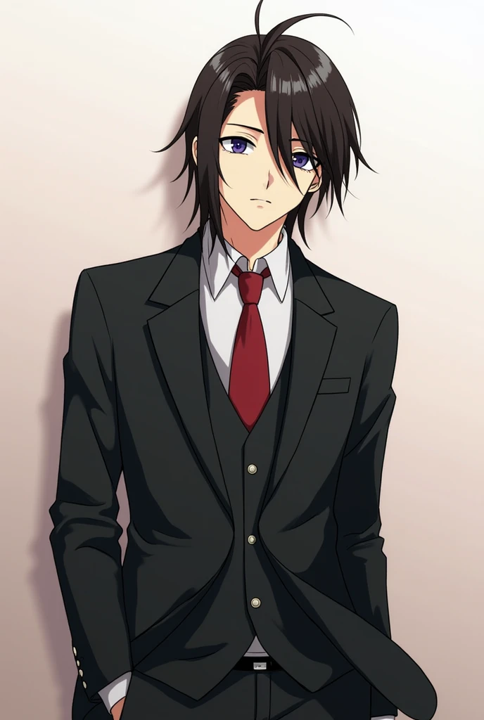 ,  an anime man with long hair and a suit jacket, a character portrait of Naondo Nakamura  , pixiv, what is?, handsome anime man, Anime portrait of a handsome man, Romantic, Kentaro Miura art ,  Official Character Art , shigenori soejima illustration, Taku...