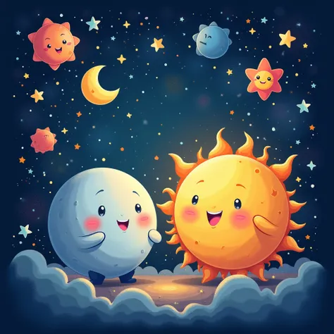 I want to wallpaper it is lik watsapp walpaper its topic is moon sun space like a litlle emote