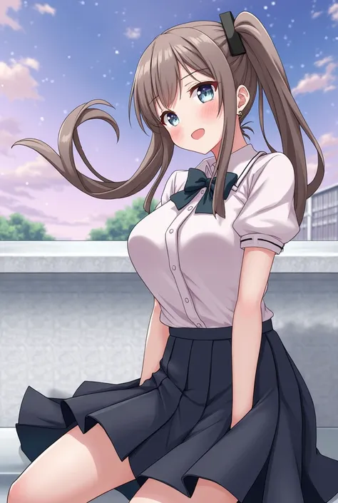  top quality 、 Highest Masterpieces、 highest image quality taken by Ki、8k、Detailed skin texture、 clear wrinkles on clothes
fantastic background、 CG in detail、シネマティー
anime化、anime映画、Beauty、 pretty girl
Big breasted beautiful older sister、uniform、 high school...