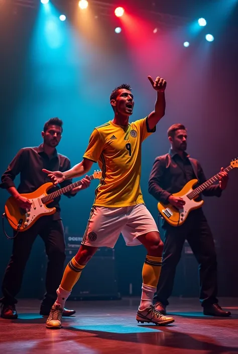 Cr7 playing with the Caifanes band