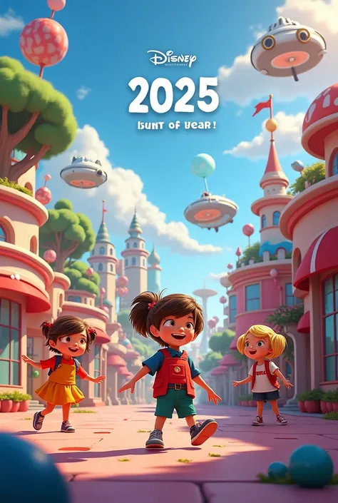 Pixar image happy year 2025