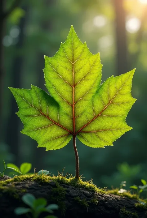 Personalized tree leaf 