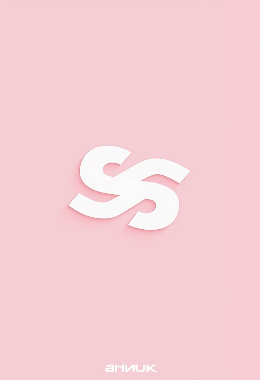 Streetwear stylized white and pink logo with Sivik
