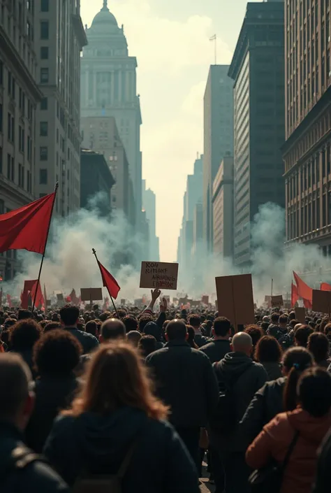   Scene of protests ,  political tension in the United States in 1953