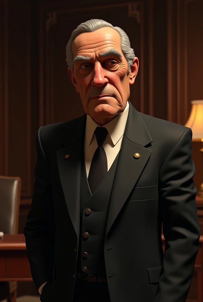 An animated image of Don Corleone