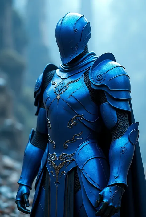 Now create a blue armor with the same ambient 