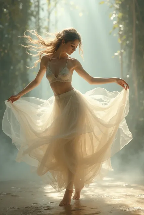 An image of her dancing