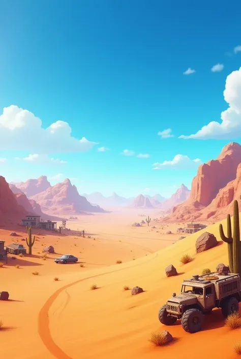 Fortnite desert map