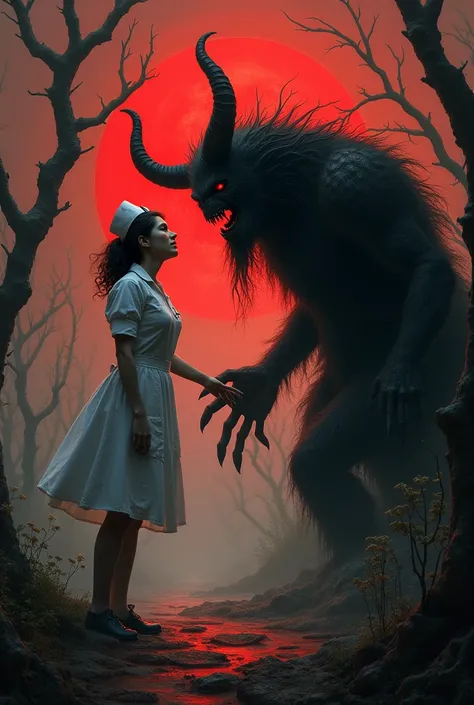 Nurse fucking with Satan