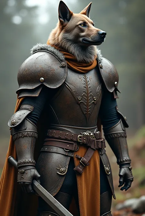 Make a paladin armor that looks like a dog