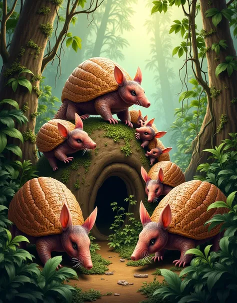 Armadillo jungle tribe