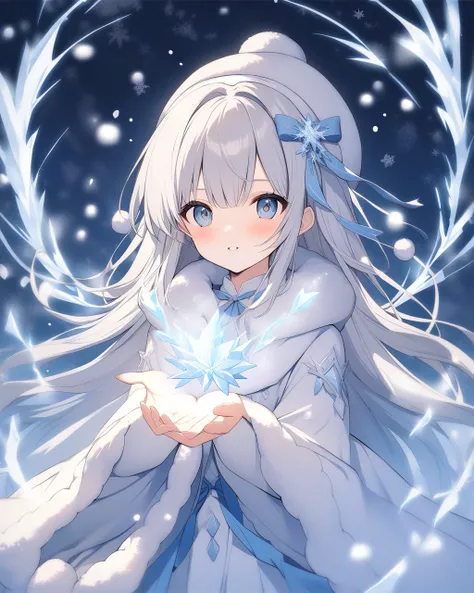 兎たちがSnow Magic を使う, white magic,  Snow Magic 