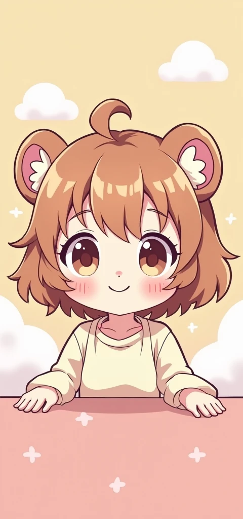 Cute in anime style