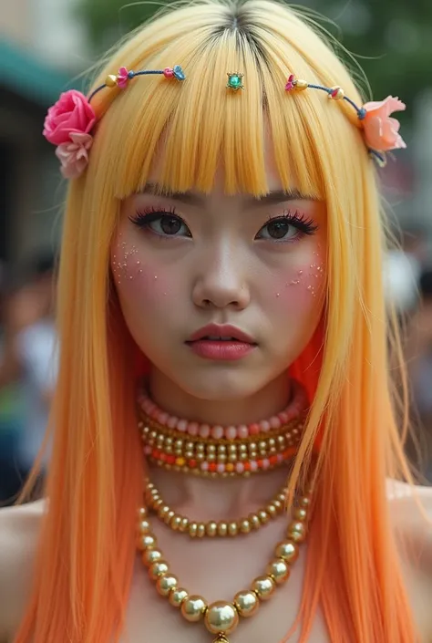  Ganguro fashion appeared as a new trend in Japan in the early 90s and currently it is mostly prevalent among adolescent girls and women in their 20s.  In ganguro fashion ,  a deep tan combined with hair dyed in shades of blonde and orange ,  or a platinum...