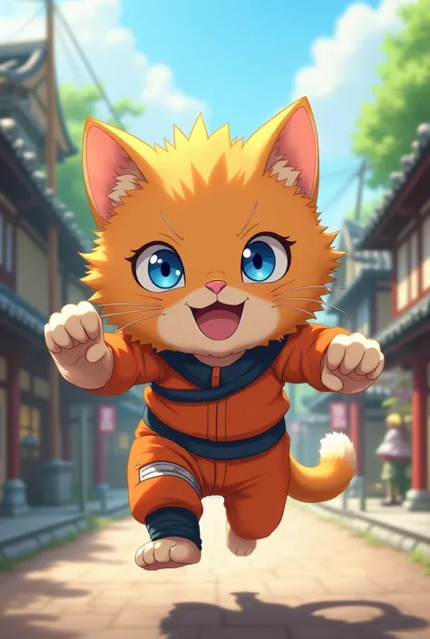 Naruto in cat version 