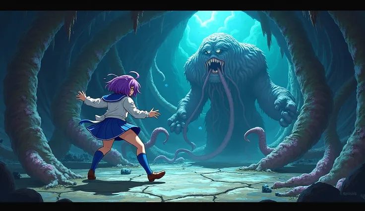 The Complete Defeat of the Magical Pretty Girl Heroine 。
Inside the Tentacle Cave 、 The sailor heroine fought against an army of ugly giant tentacle monsters, but 、 the attack didnt work at all and she lost 。
 sailor costume get tattered and frightened 。
T...