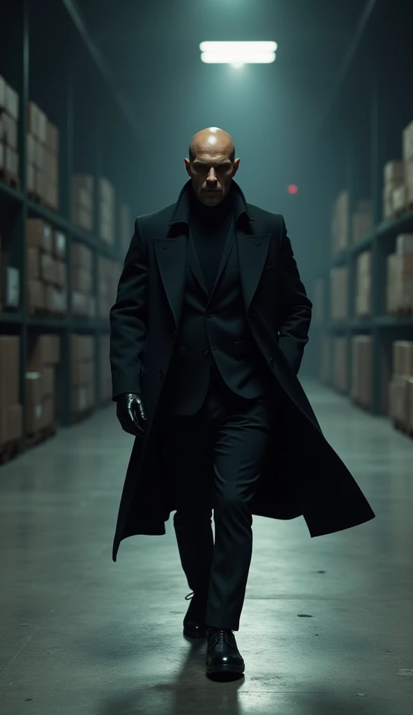 Zinedine Zidane - The Cold Strategist"
Zidane is dressed in a minimalist black suit with a high-collared overcoat. He strides confidently through a dimly lit warehouse, the faint glow of a single spotlight reflecting off his polished shoes. His intense gaz...