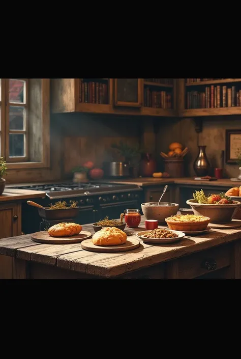 As soon as you say "Recipes with history ",  with an old kitchen in the background 