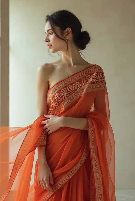 Blouse less saree  