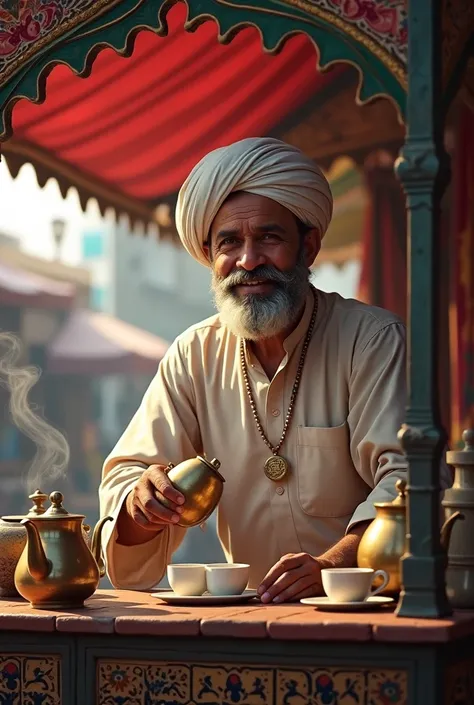 Pakistani Man who sells tea