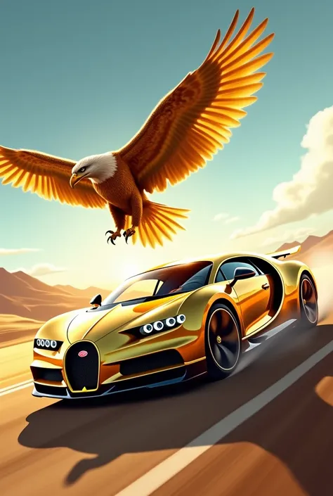 Golden Buggati beat golden eagle 